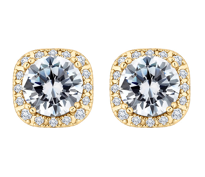 Affinity Earrings in Gold Plate