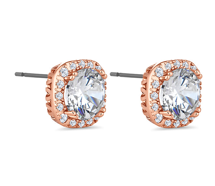 Affinity Earrings in Rose Gold Plate