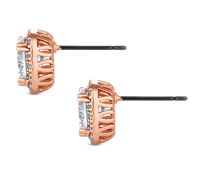 Affinity Earrings in Rose Gold Plate