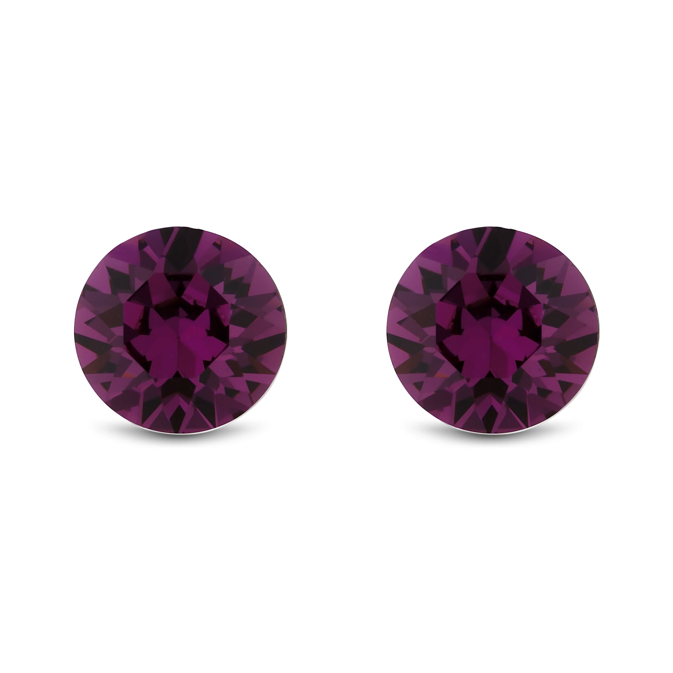 Amethyst Stud Earrings