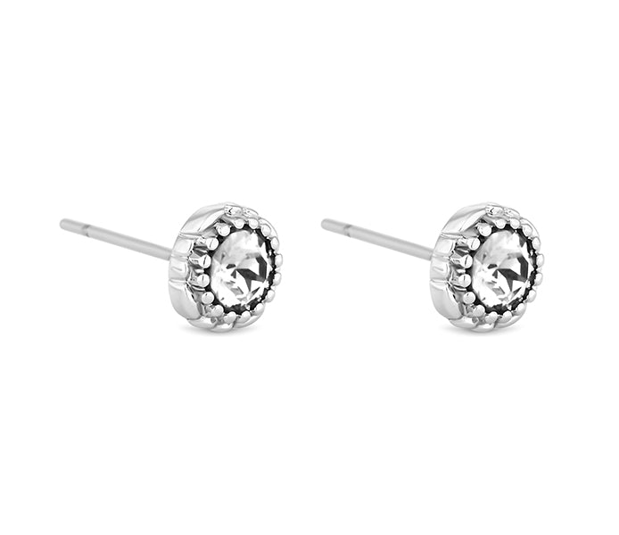 April Gemstone Stud Earrings
