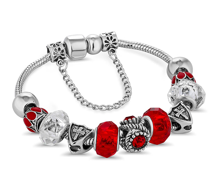 Ava Bracelet in Red