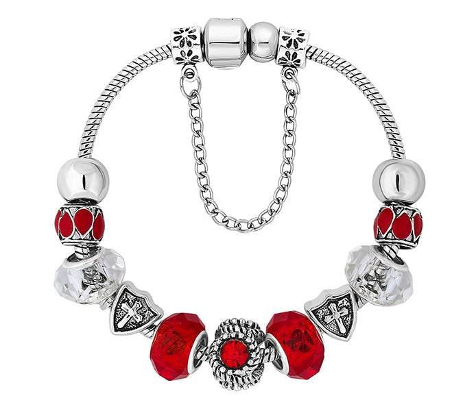Ava Bracelet in Red