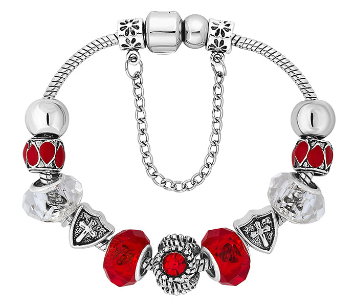Ava Bracelet in Red - Small Size
