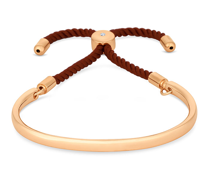 Bali Bracelet in Rose Gold with Rose