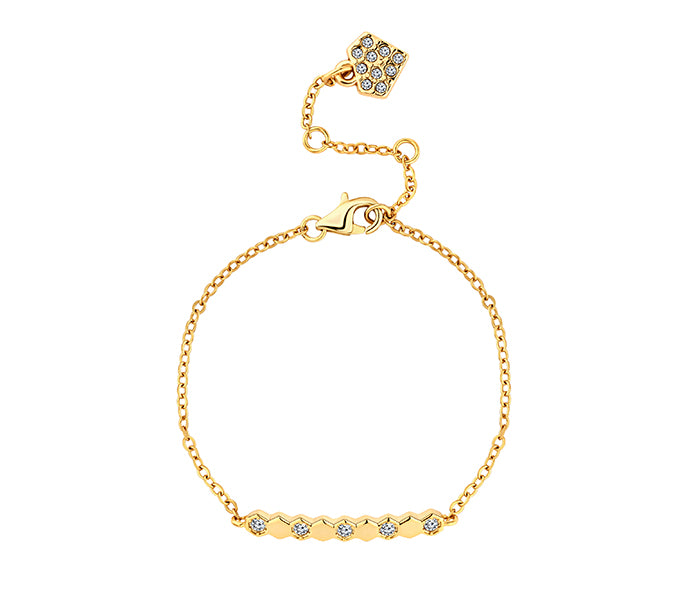 Bee Love Bracelet in Gold Plating