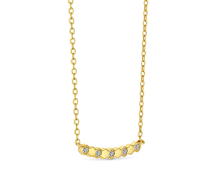 Bee Love Necklace in Gold plating