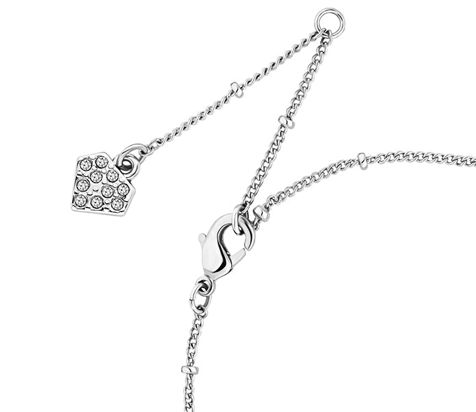 Bobble bracelet in rhodium plating