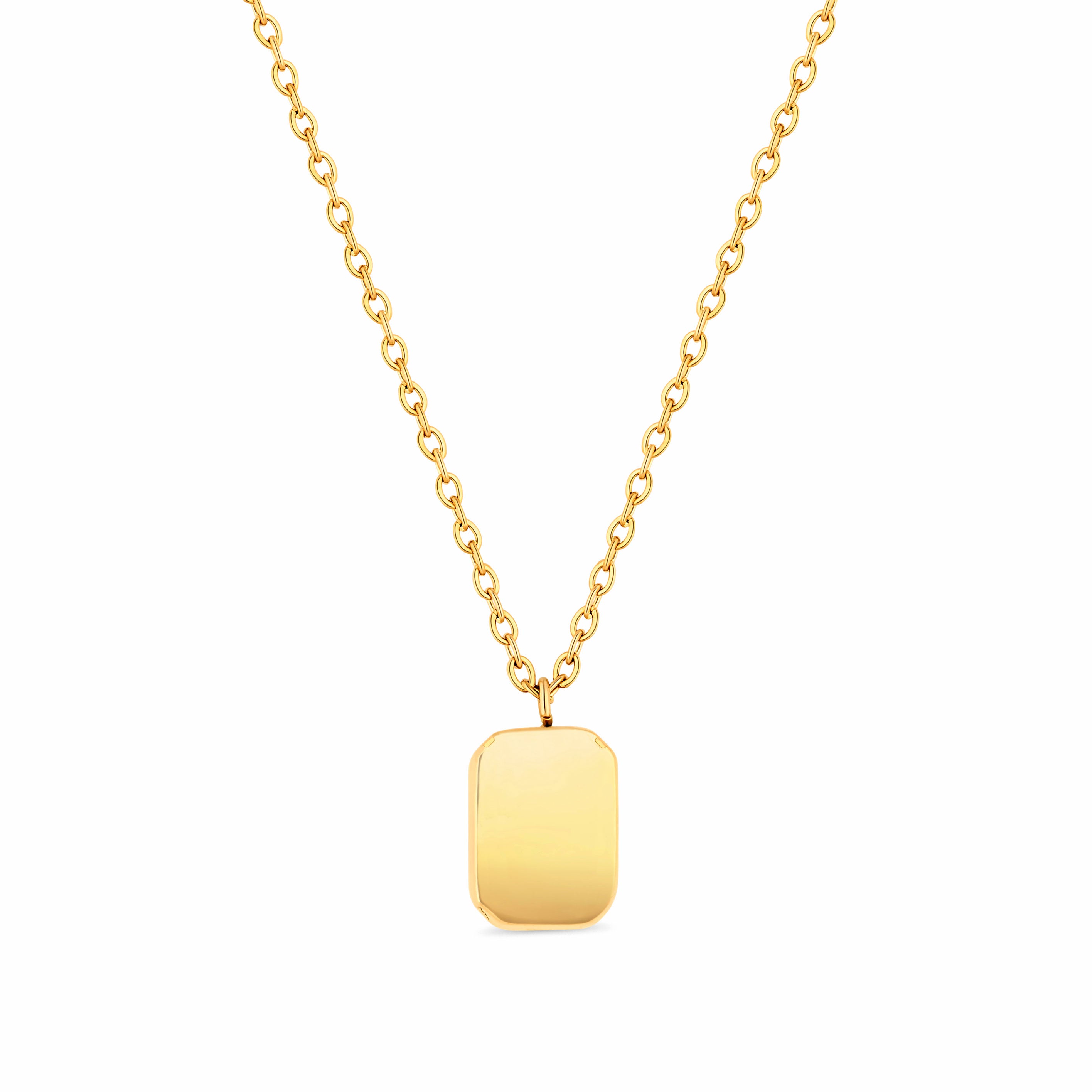 BOX NECKLACE - GOLD