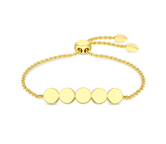 Bubble bracelet in Yellow Gold Plating