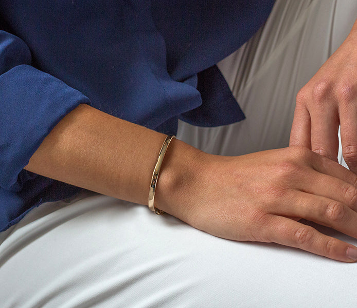 Bali Bracelet in Rose Gold with Rose