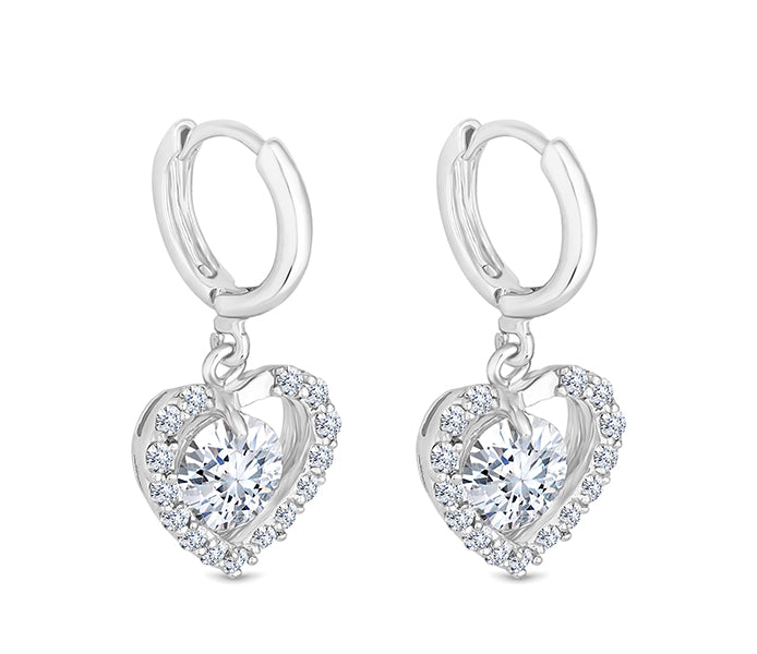 Caged Heart Earrings