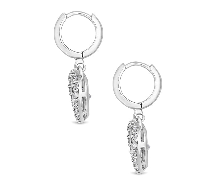 Caged Heart Earrings