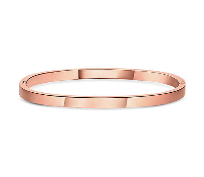 Captivate Bangle in Rose Gold Plating