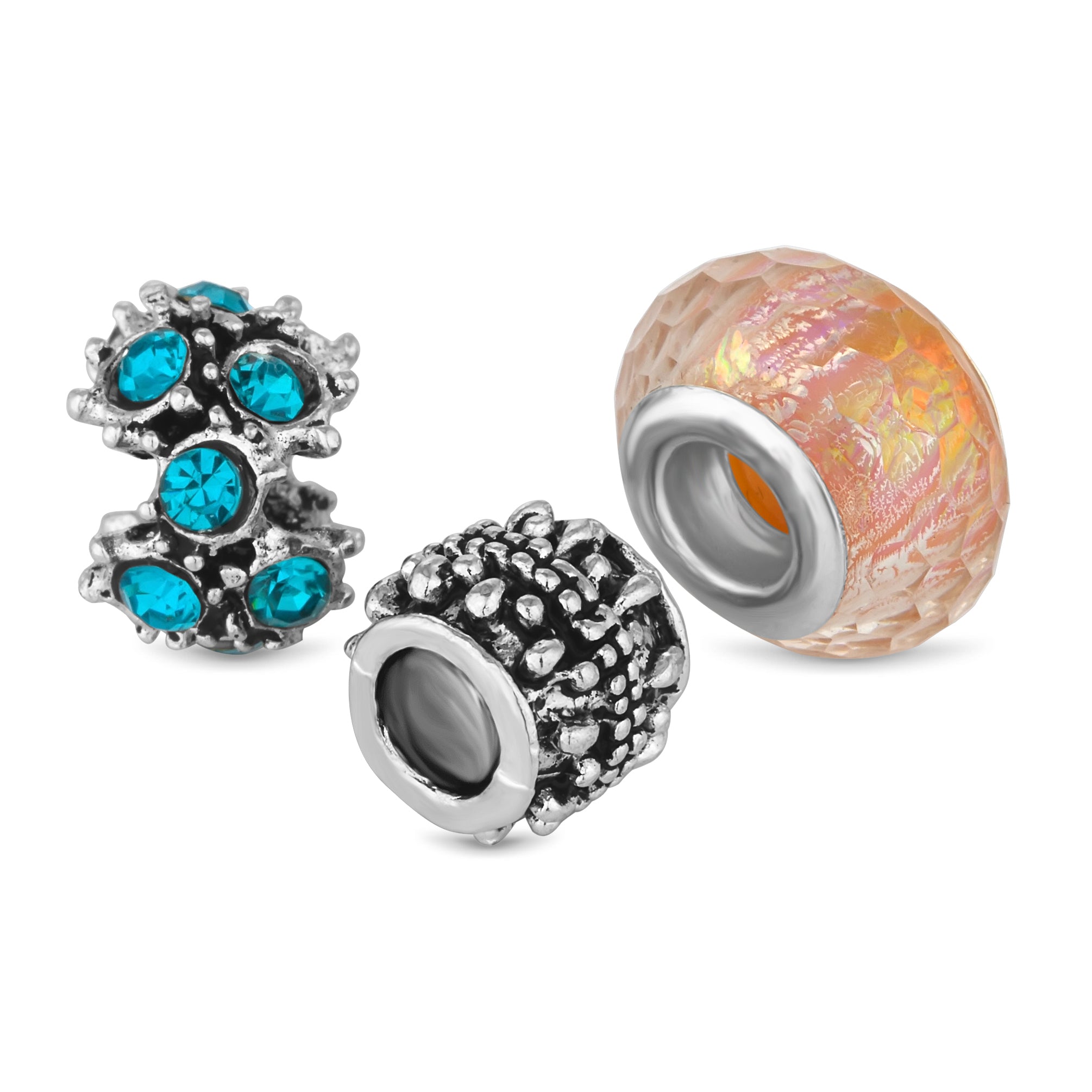 Charm Bracelet with Multi Coloured Charms