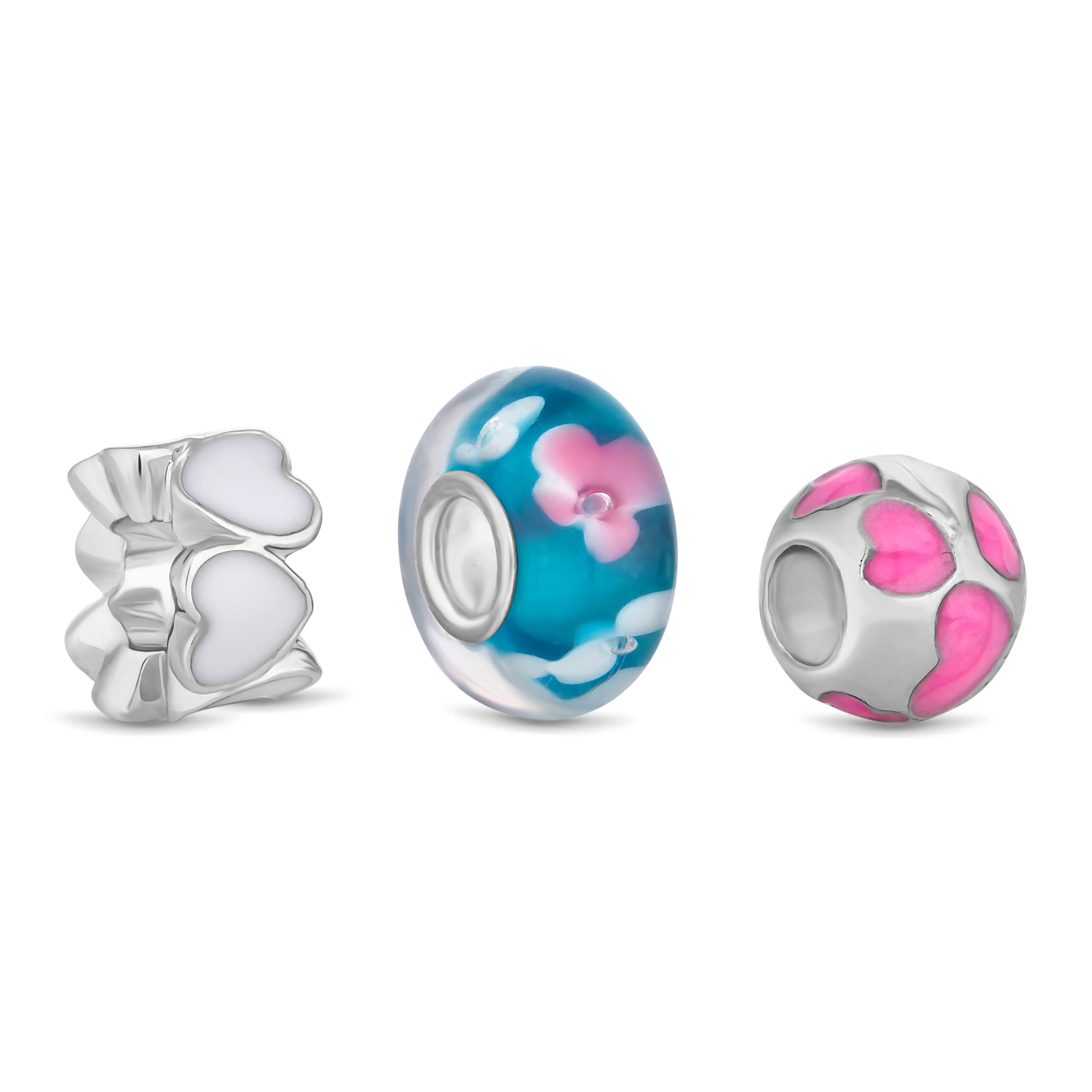 Charm Bracelet with Turquoise Charms