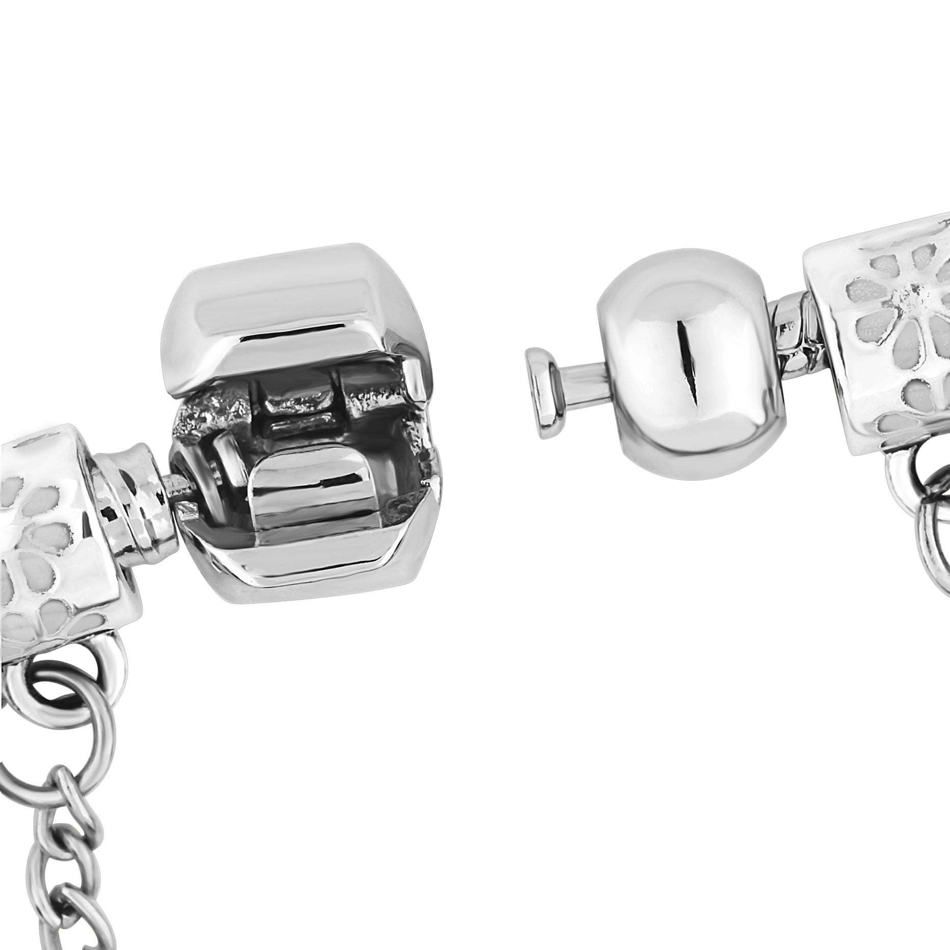 Charm Bracelet with Red Charms