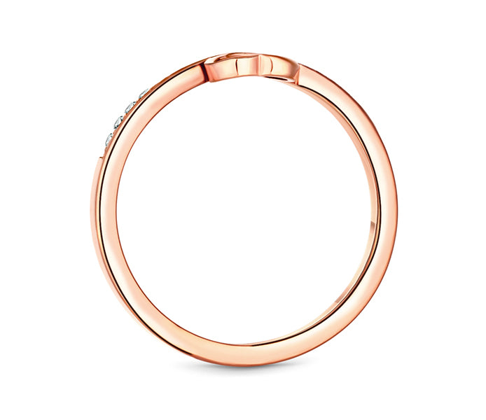 Cherish Ring in Rose Gold Plating