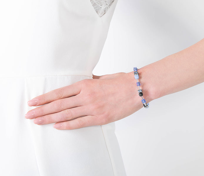 Cube Bracelet in Blue