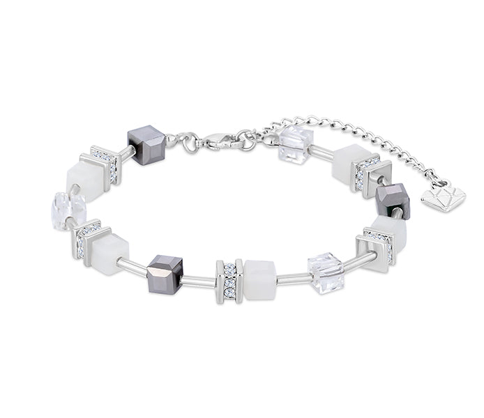 Cube Bracelet in White