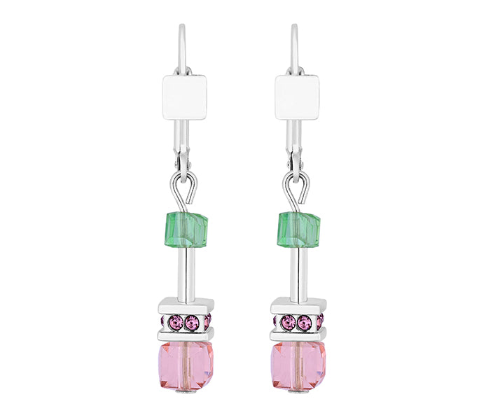 Cube Earrings in Pastel