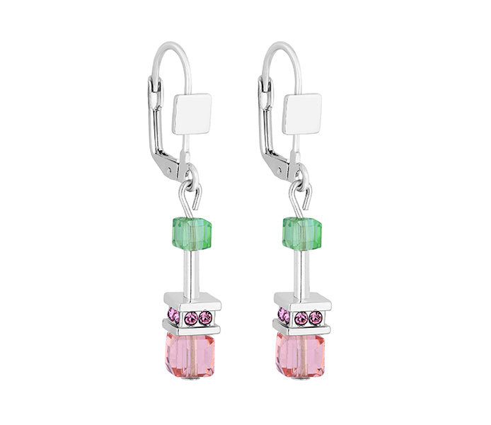 Cube Earrings in Pastel