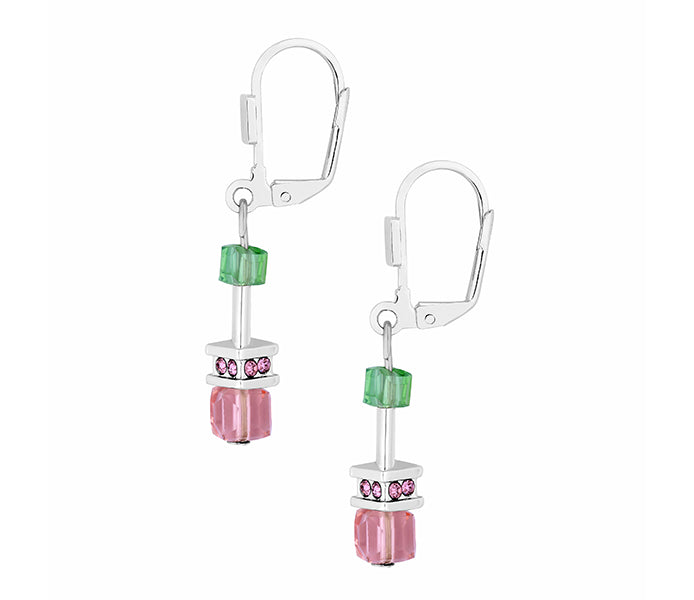 Cube Earrings in Pastel