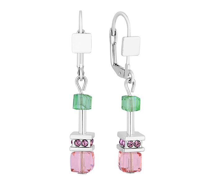 Cube Earrings in Pastel
