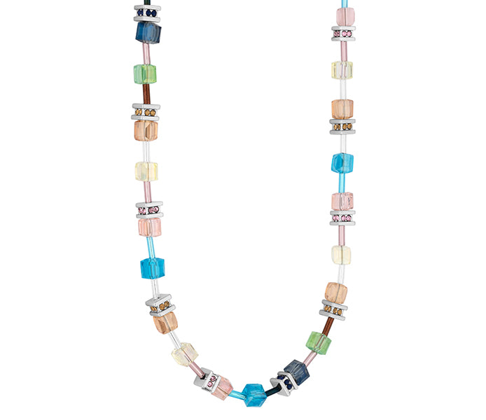 Cube Necklace in Pastel