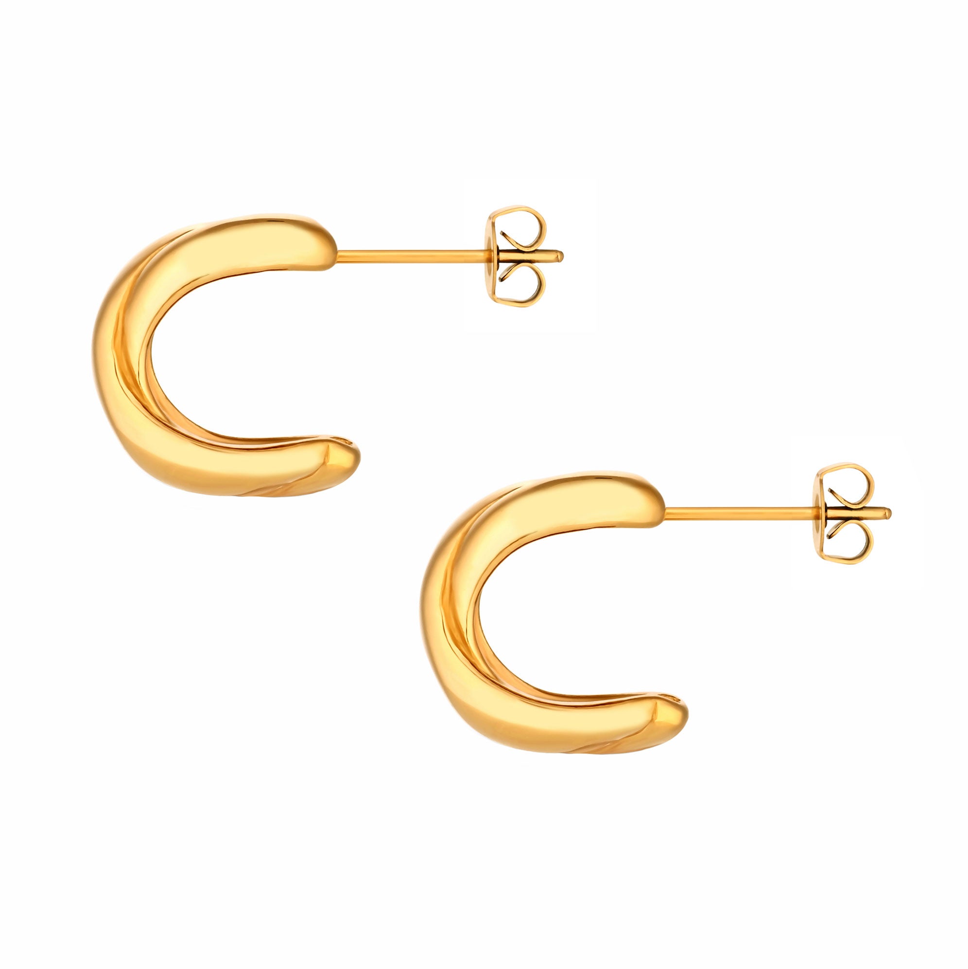 CUP EARRINGS - GOLD