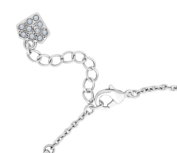 Dew Drop Bracelet with Multi Colour Crystals