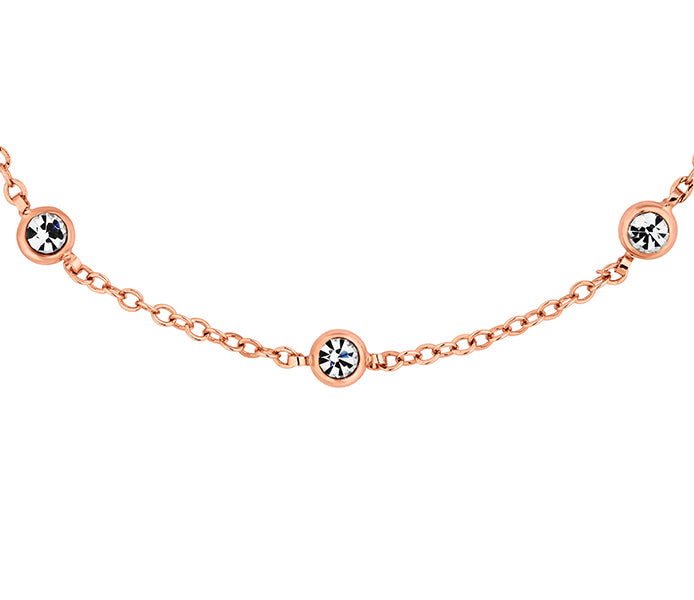 Dewdrop Bracelet in Rose Gold Plate