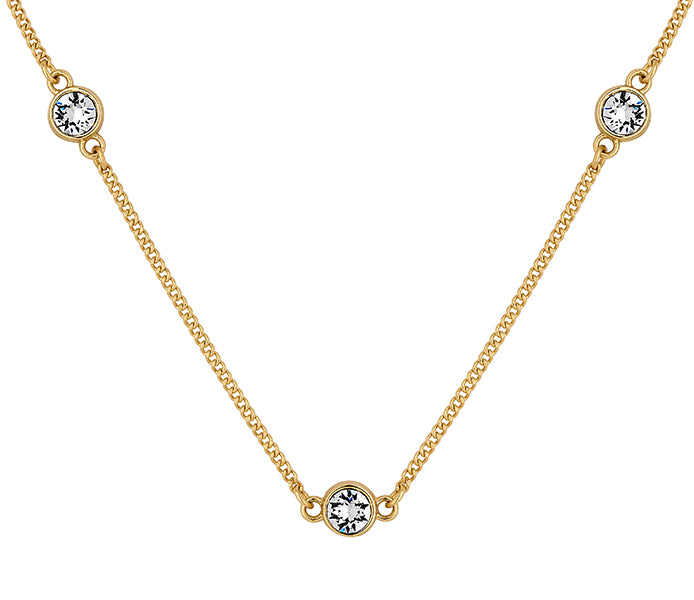 Dew Drop Necklace in Gold Plate