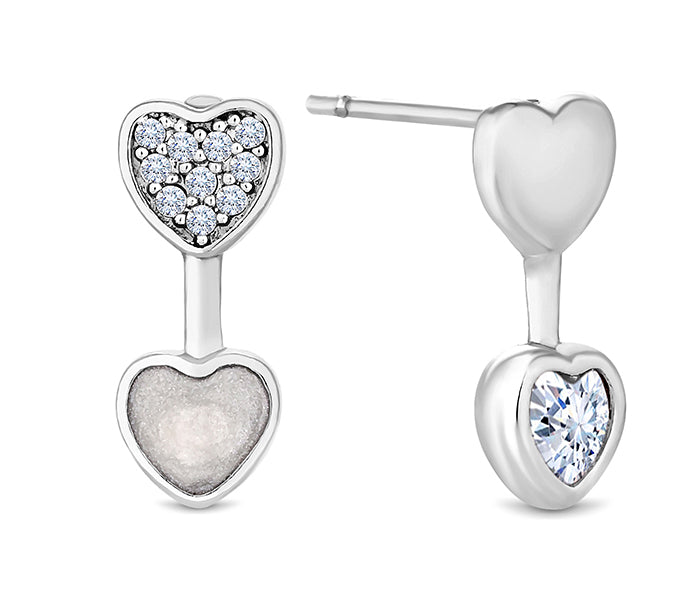 Duo Heart Earrings