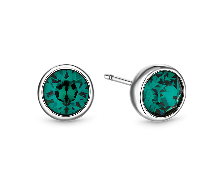 Emerald Circle Stud