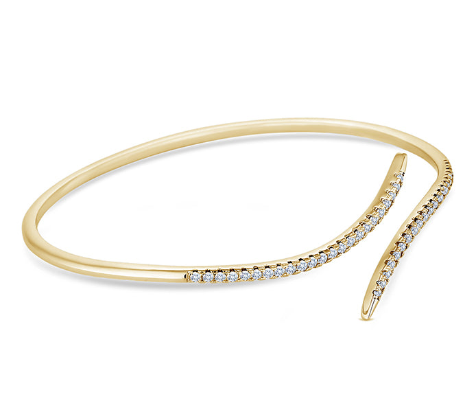 Entwine Bangle in Gold Plating