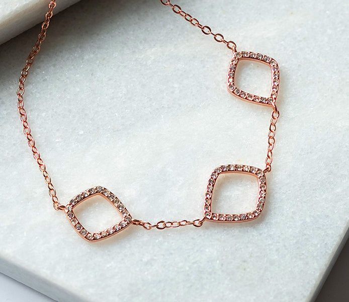 Fantasy Bracelet in Rose Gold Plating