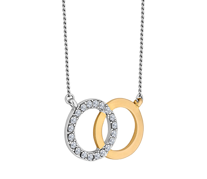 Forever Pendant Gold/White Gold Plated