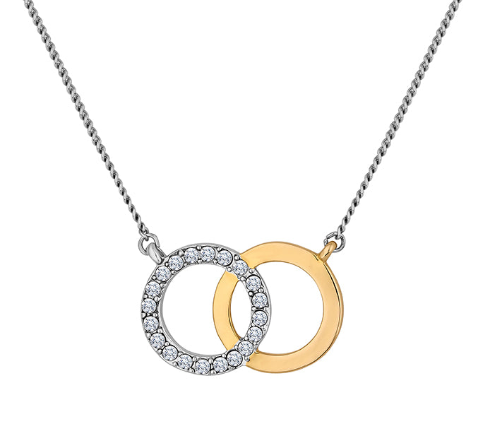 Forever Pendant Gold/White Gold Plated