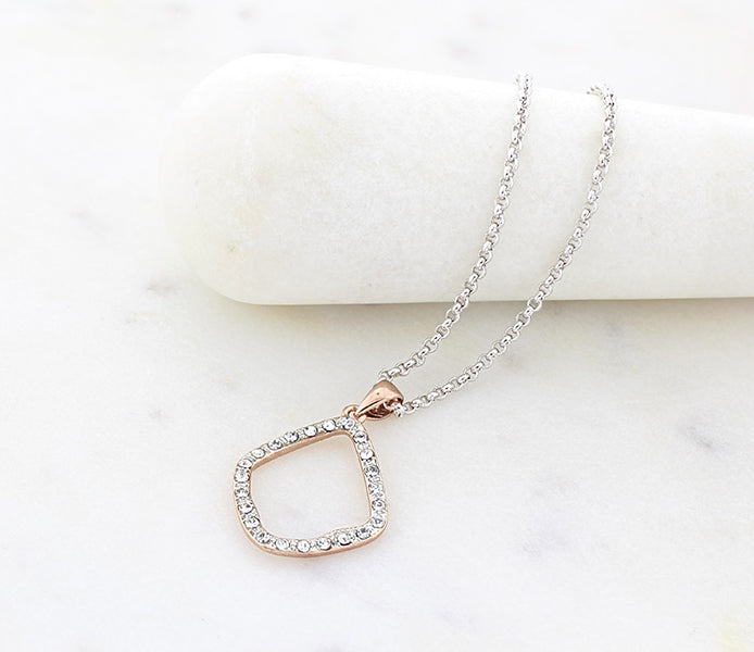 Fantasy Pendant in Rose Gold Plating