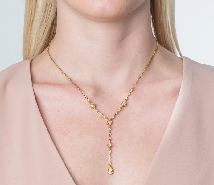 Flare Necklace in Gold