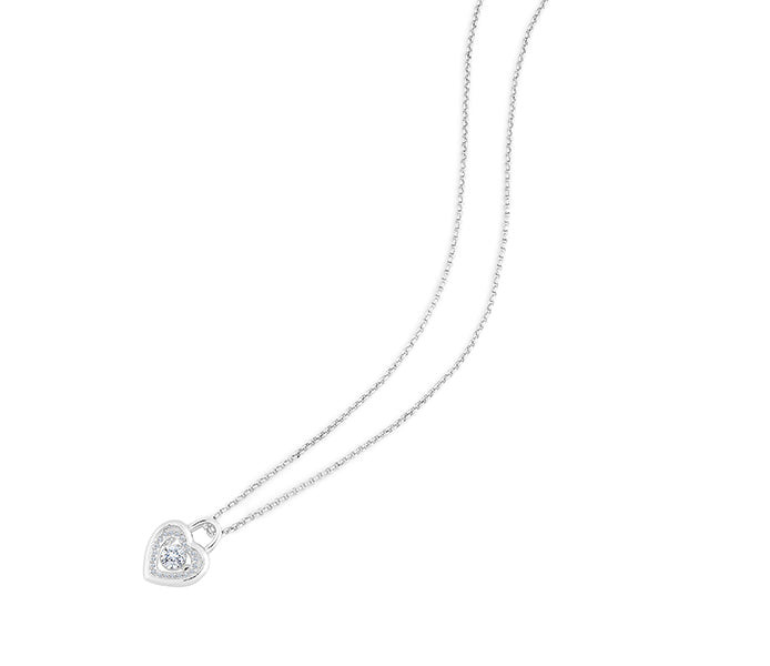 Heart Padlock Pendant