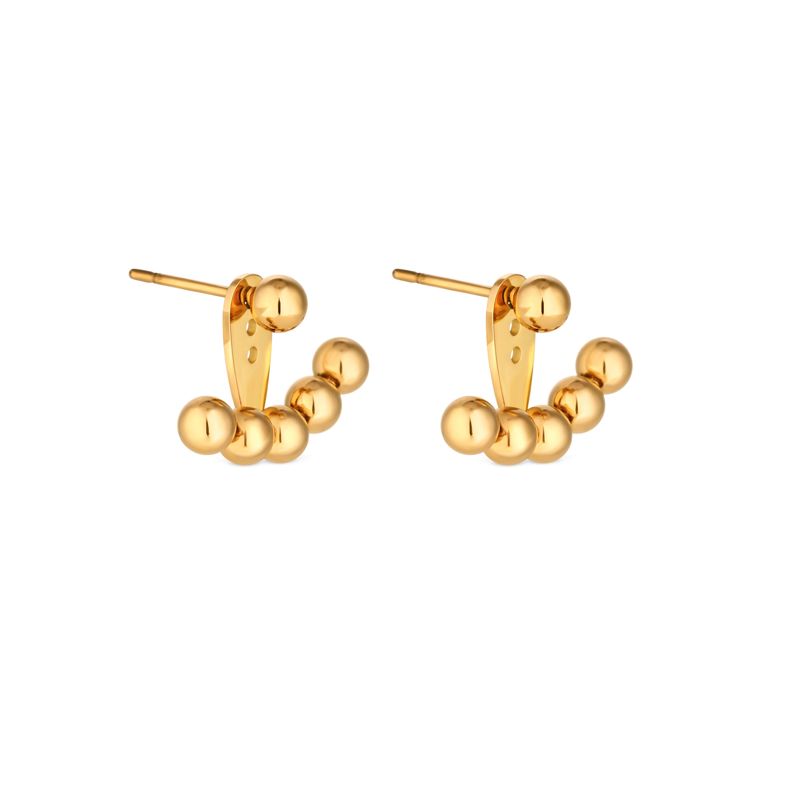 HEX EARRINGS - GOLD