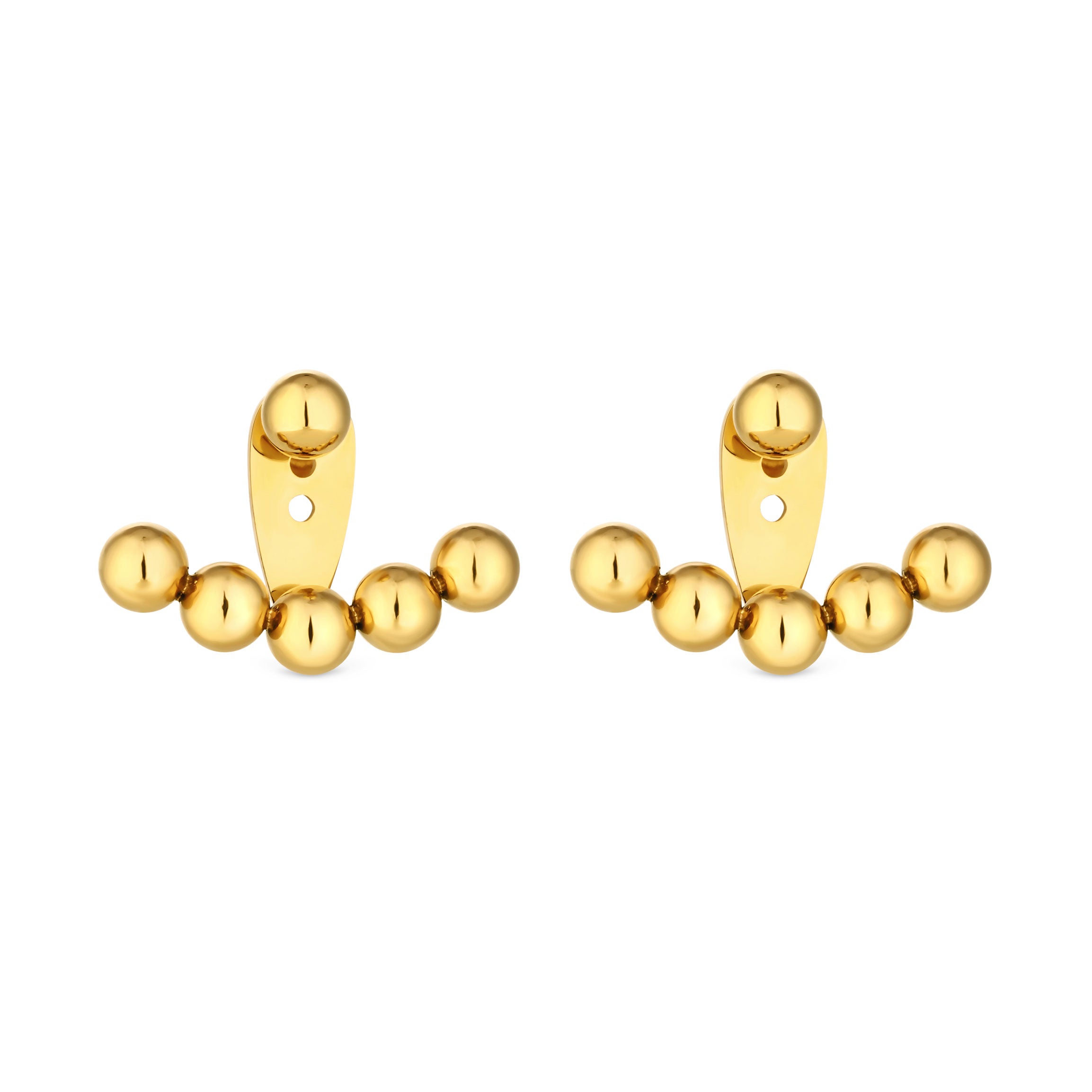 HEX EARRINGS - GOLD