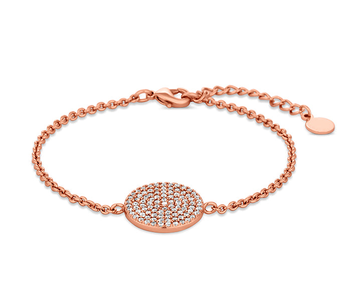 Honeycomb Bracelet in Rose Gold