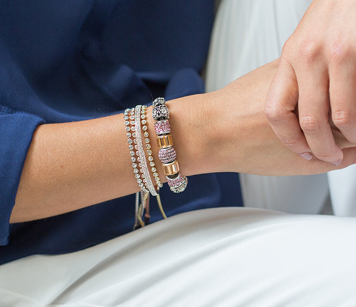 Indo Bracelet in White Gold