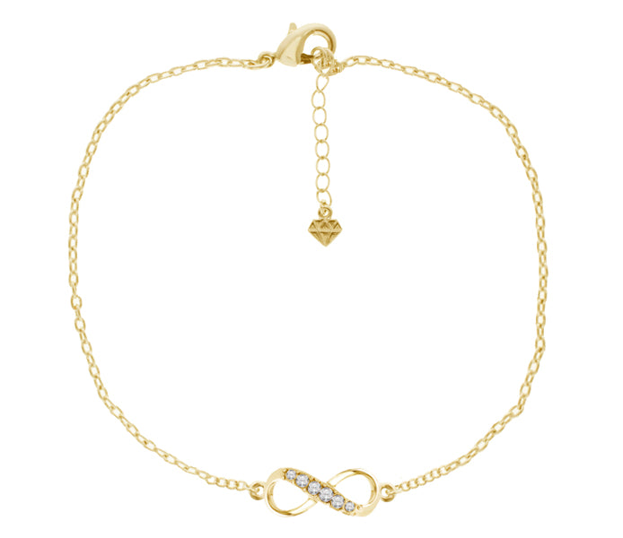 Gold Plated Infinity Anklet