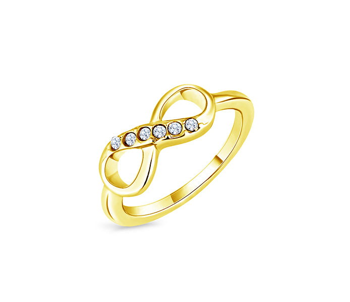 Infinity Ring 14K Gold Plated (Large)