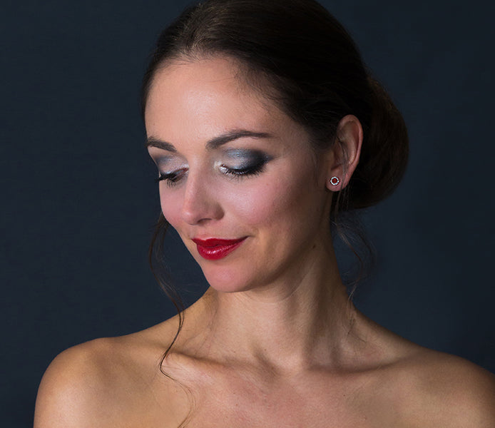 January Gemstone Stud Earrings