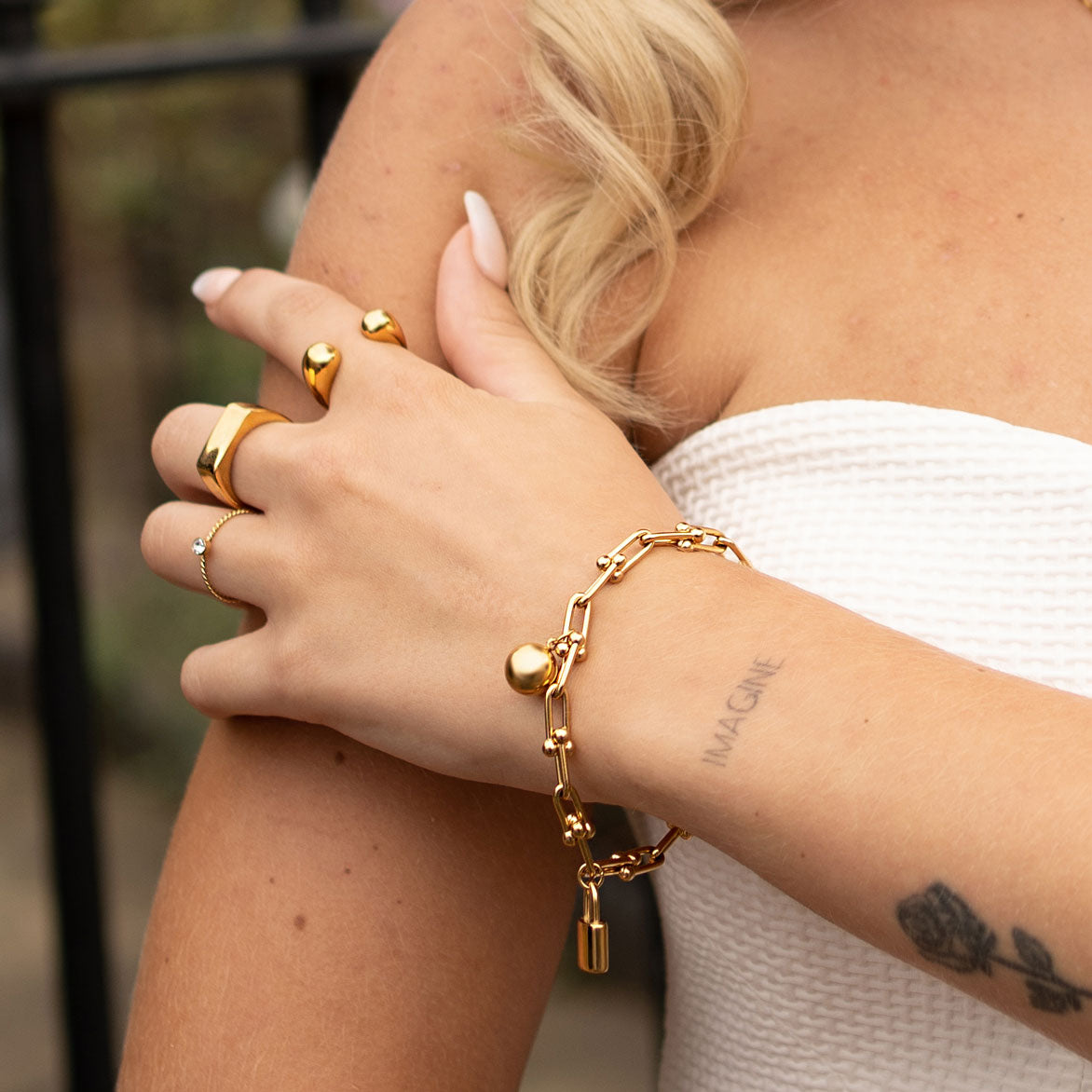 JOIN RING - GOLD, SIZE 7